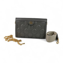 Gucci Tracolla Pelle Grigia