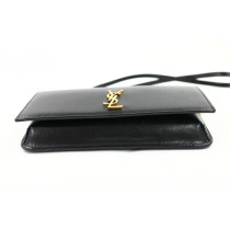 Saint Laurent Tracolla Pelle Nera