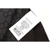 Gucci Sciarpa Lana e Seta Grigio Chiaro