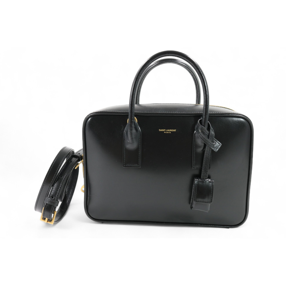 Saint Laurent Bauletto Pelle Nera