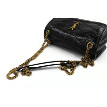 Saint Laurent Niki Mini Pelle Nera