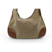 Prada Shopping Tela Beige