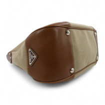 Prada Shopping Tela Beige