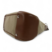 Prada Shopping Tela Beige