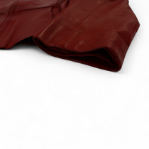 Gucci Giacca Pelle Rossa