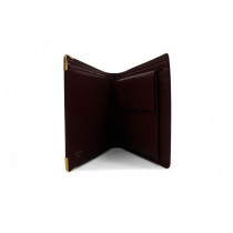 Cartier Portafoglio Pelle Bordeaux