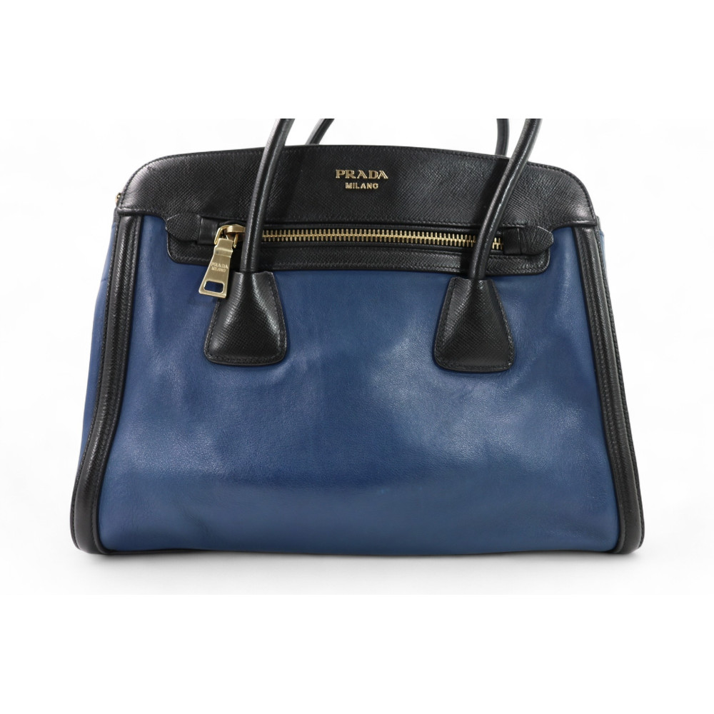 Prada Shopping Pelle Blu