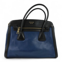 Prada Shopping Pelle Blu