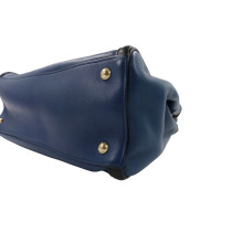 Prada Shopping Pelle Blu