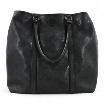 Gucci Shopping Tessuto Plastificato Nero
