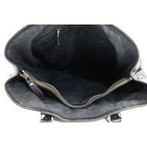 Gucci Shopping Tessuto Plastificato Nero
