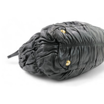 Prada Shopping Pelle Goffrata Nera