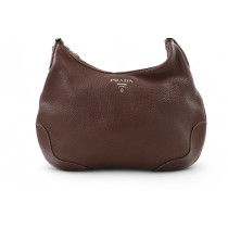 Prada Hobo Pelle Marrone