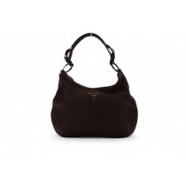 Prada Hobo Pelle Marrone