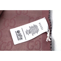 Gucci Sciarpa Lana e Viscosa Grigia e Rosa