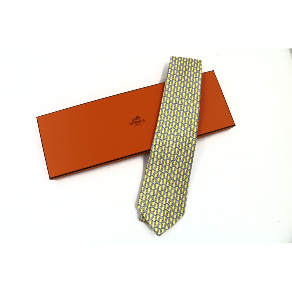 Hermes Cravatta Seta Multicolor