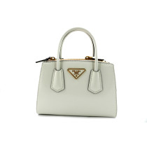 Prada Galleria Small Pelle Bianca