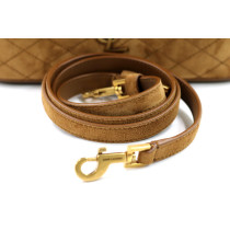 Saint Laurent Vanity Pelle Scamosciata Marrone
