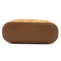 Saint Laurent Vanity Pelle Scamosciata Marrone