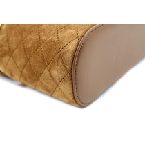 Saint Laurent Vanity Pelle Scamosciata Marrone