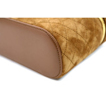 Saint Laurent Vanity Pelle Scamosciata Marrone