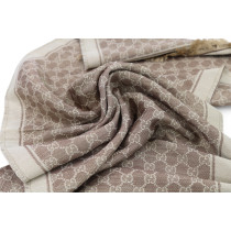 Gucci Stola Lana Marrone
