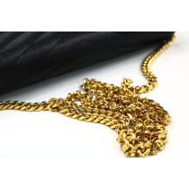 Saint Laurent Cassandre Woc Pelle d'Agnello Nera
