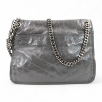 Saint Laurent Niki Pelle Grigio