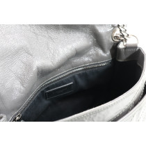 Saint Laurent Niki Pelle Grigio