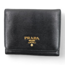 Prada Portafoglio Pelle Nera
