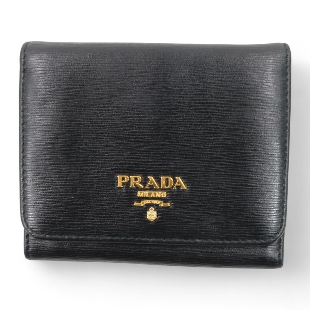 Prada Portafoglio Pelle Nera