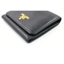Prada Portafoglio Pelle Nera