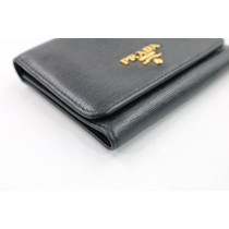 Prada Portafoglio Pelle Nera