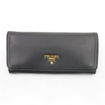Prada Portafoglio Pelle Nera
