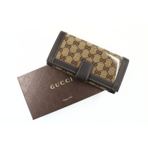 Gucci Portafoglio Crystal GG Beige