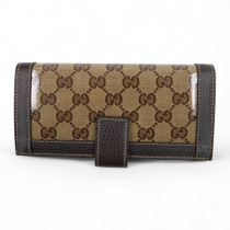 Gucci Portafoglio Crystal GG Beige