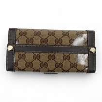 Gucci Portafoglio Crystal GG Beige