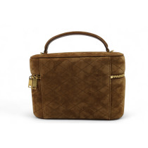 Saint Laurent Vanity Gaby Pelle Scamosciata Marrone
