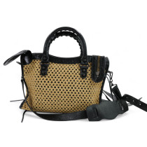 Balenciaga City Rafia Beige