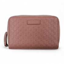 Gucci Portafoglio Pelle Guccissima Rosa