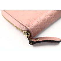 Gucci Portafoglio Pelle Guccissima Rosa