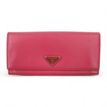 Prada Portafoglio Pelle Fucsia