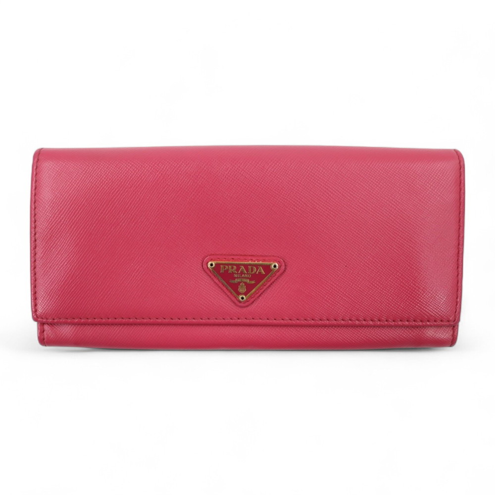 Prada Portafoglio Pelle Fucsia