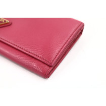 Prada Portafoglio Pelle Fucsia
