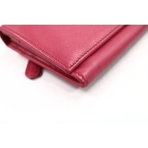 Prada Portafoglio Pelle Fucsia