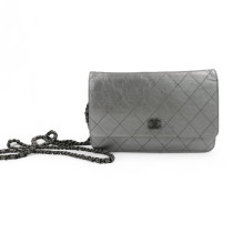 Chanel Woc Pelle Argento