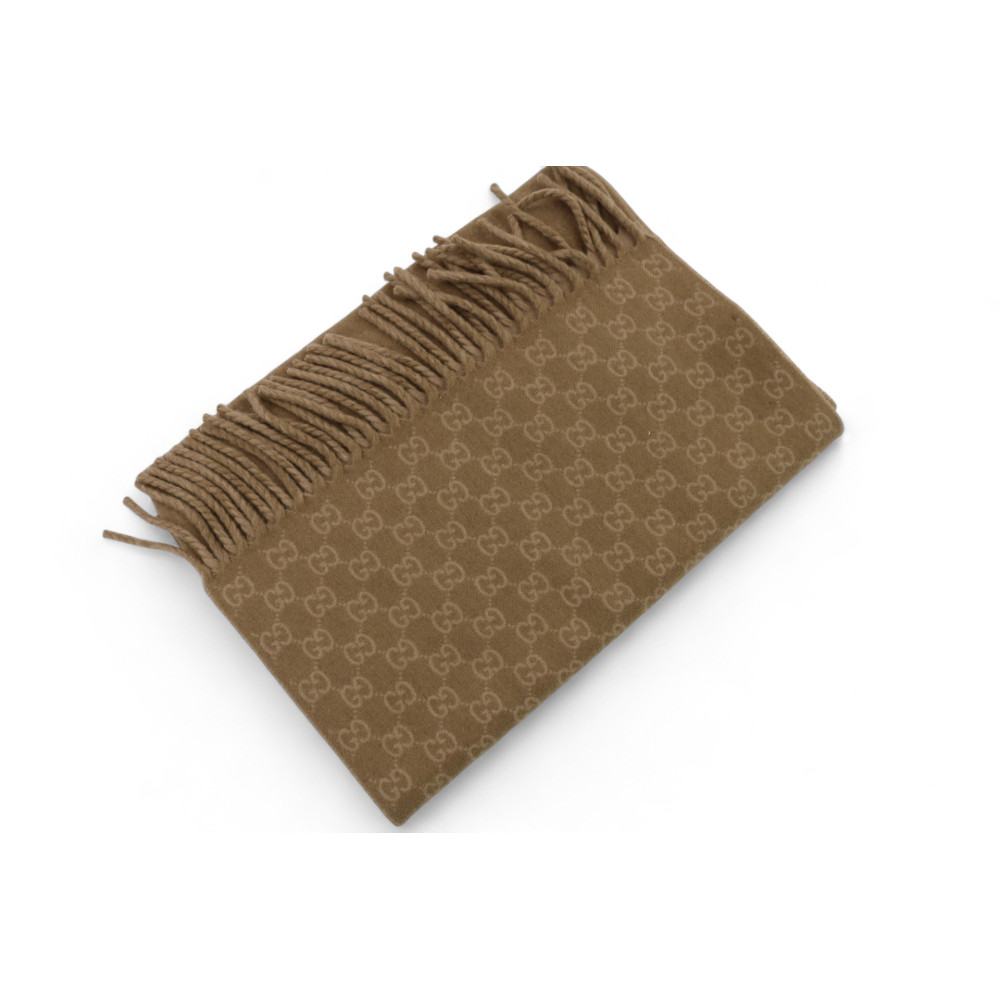 Gucci Sciarpa Lana e Cachemire Beige