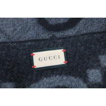 Gucci Stola Cachemire Antracite e Nero