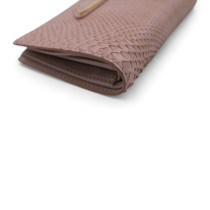 Prada Portafoglio Pitone Rosa