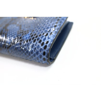 Prada Portafoglio Pitone Blu